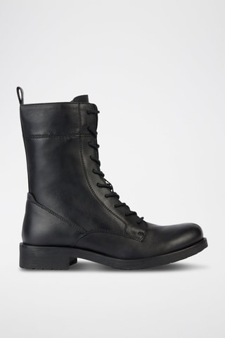 Bottines en cuir de mouton Rawelle - Noir