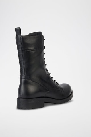 Bottines en cuir de mouton Rawelle - Noir