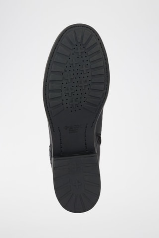 Bottines en cuir Larysse - Noir