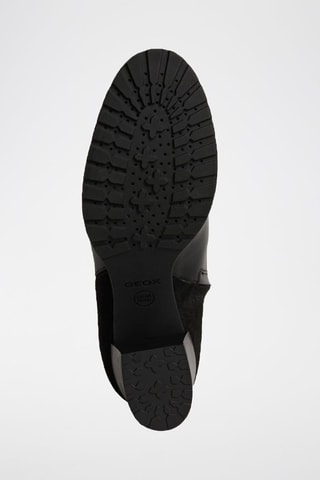 Botins em couro New - Preto