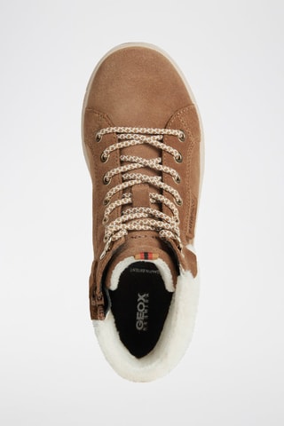 Bottines fourrées en nubuck Rebecca - Marron