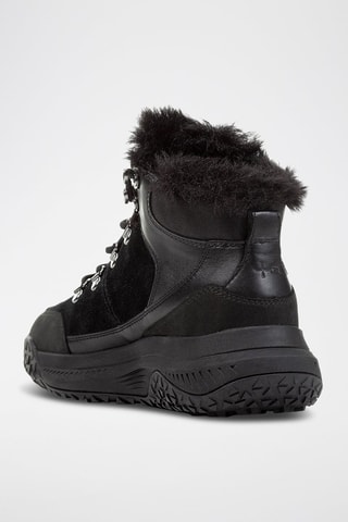 Bottines fourrées en nubuck Oliviera - Noir