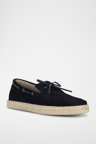 Sneakers en nubuck Ostuni - Bleu marine