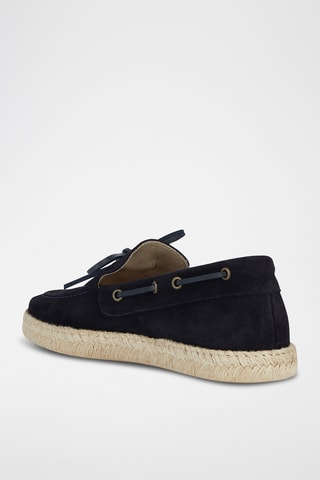 Sneakers en nubuck Ostuni - Bleu marine