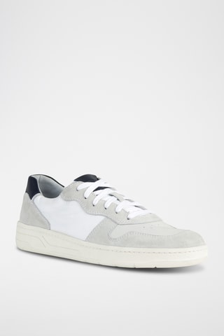 Sneakers en cuir Magnete - Blanc et gris