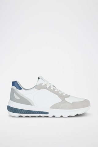 Sapatilhas em couro Spherica Actif - Branco e cinzento-claro