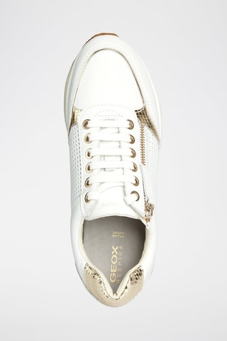 Baskets plateformes en cuir Kency - Blanc