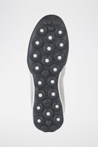 Baskets en nubuck Snake 2.0 - Gris clair et blanc