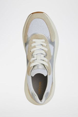 Baskets en cuir de veau Diamanta - Blanc