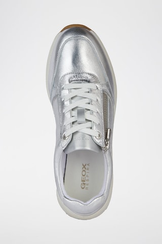 Baskets en cuir - Argenté