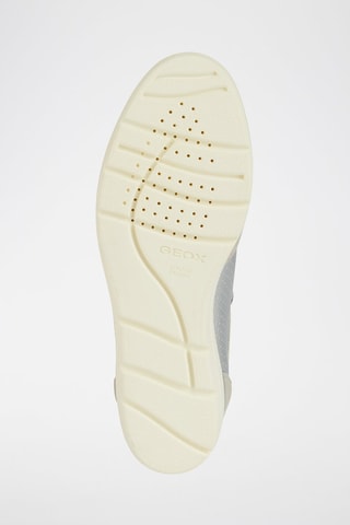 Baskets compensées en cuir de veau nubuck Calzature - Argenté et gris clair