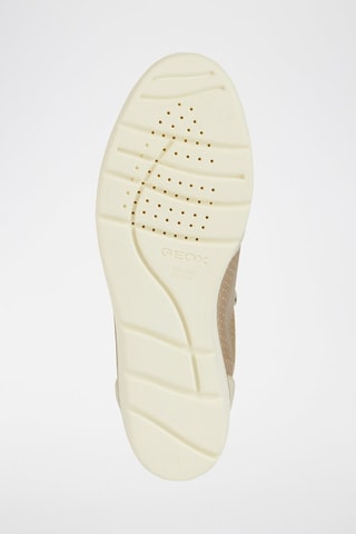 Baskets compensées en cuir de veau nubuck Calzature - Doré rose et beige clair