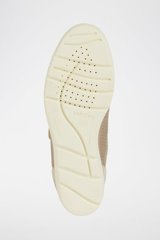 Baskets compensées en cuir de veau nubuck Calzature - Doré et beige