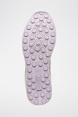 Baskets en nubuck - Blanc et rose clair