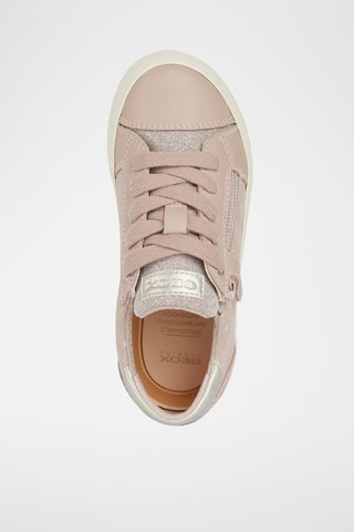 Baskets en cuir de chèvre nubuck Kilwi - Rose