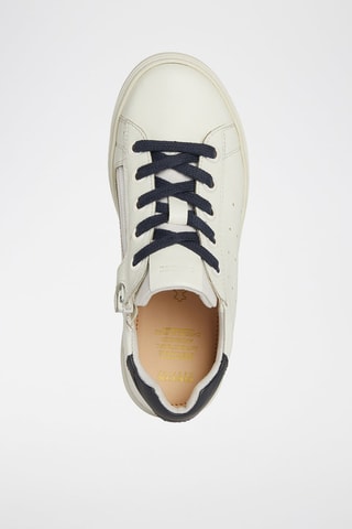 Baskets en cuir nappa Nashik - Blanc