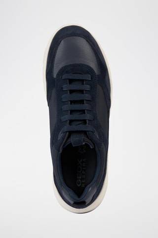 Baskets en cuir Hoverstream - Bleu marine