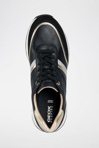 Baskets en cuir Desya - Noir