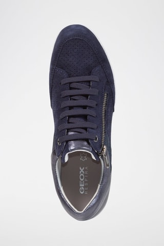 Baskets en cuir Myria - Bleu marine