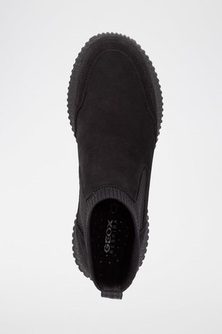 Baskets-chaussettes en nubuck Noovea - Noir