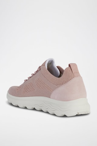 Baskets en nubuck Spherica - Vieux rose