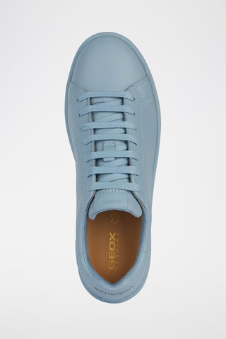 Baskets en cuir de veau nappa Spherica - Ciel