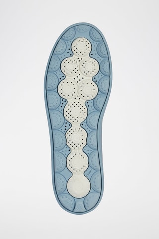 Baskets en cuir de veau nappa Spherica - Ciel