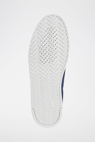 Baskets en nubuck Pieve - Bleu marine