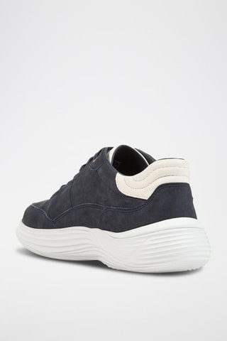 Baskets en cuir Fluctis - Bleu marine