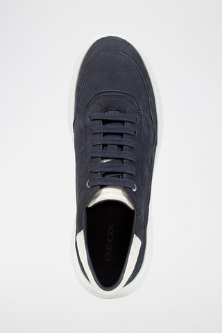 Baskets en cuir Fluctis - Bleu marine