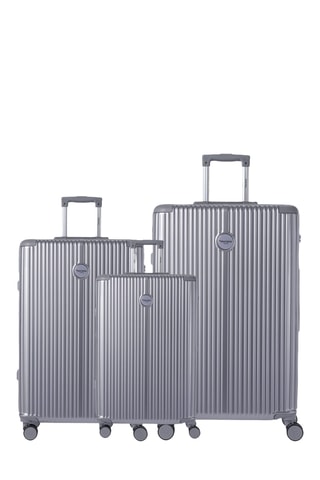 Set van 3 Trolleys - Grijs - 55/65/75 cm - Murano