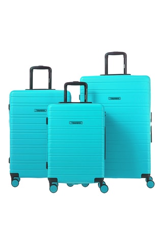 Set de 3 valises - Turquoise - 55/65/75 cm - Murano