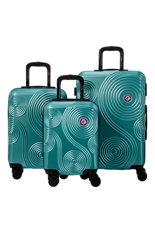 Set de 3 valises (XS/S/M) - Vert - 45/55/65 cm - Rafale