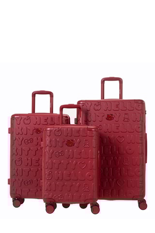 Set 3 valigie - Rosso - 55/65/75 cm - Hello Kitty