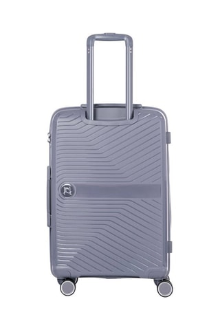 Maleta mediana (M) PP5 - Plateado - 65 cm - Candado TSA