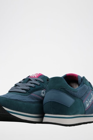 Sneakers - Benetton - Blanc et bleu