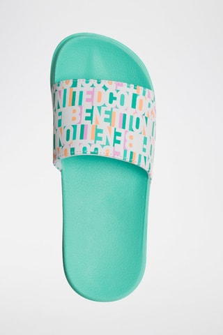 Claquettes - Benetton - Bleu