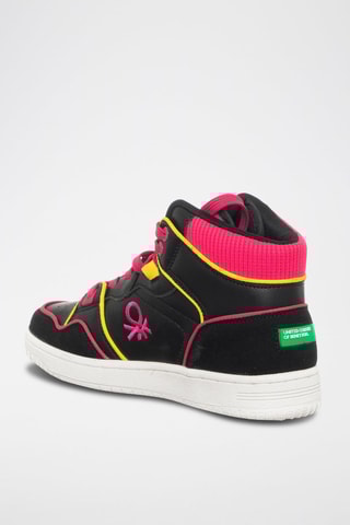 Sneakers montantes - Benetton - Noir