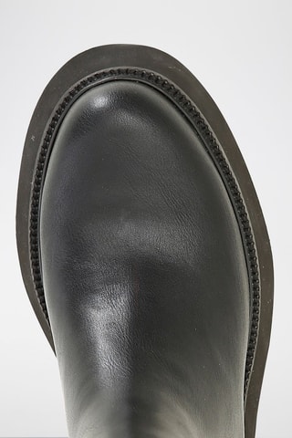 Leren Chelsea Boots - Café Noir - Zwart