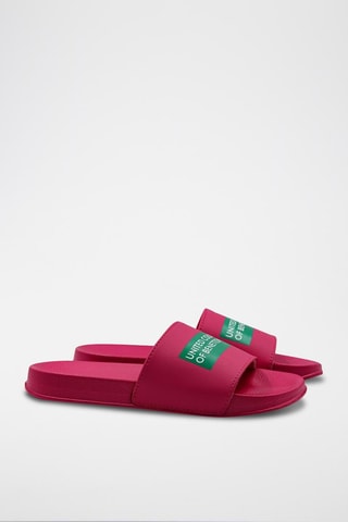 Claquettes - Benetton - Rouge