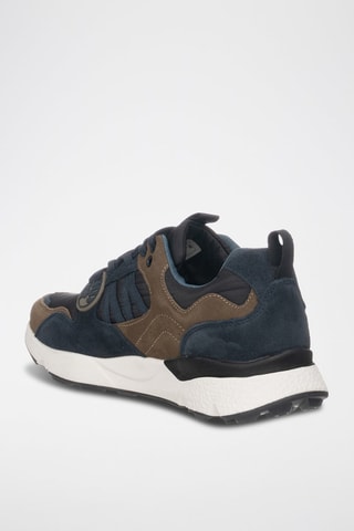 Baskets en nubuck - Bleu
