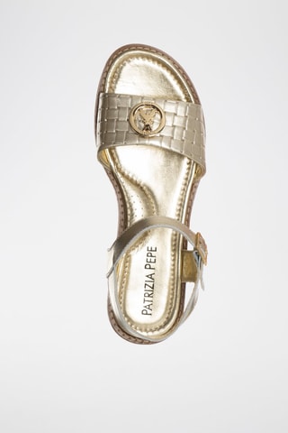 Sandales en cuir - Doré