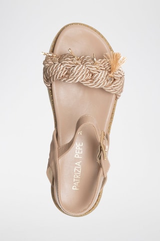 Sandales - Beige et doré