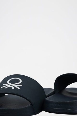 Claquettes - Benetton - Noir