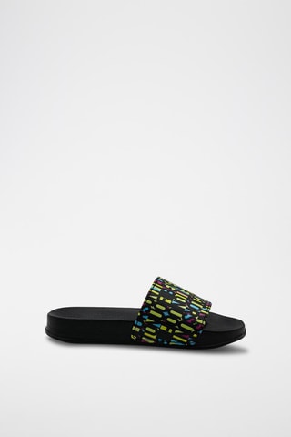 Claquettes - Benetton - Noir