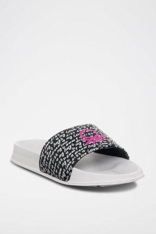 Claquettes  - Benetton - Noir