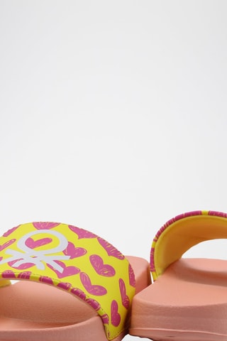 Claquettes - Benetton - Jaune