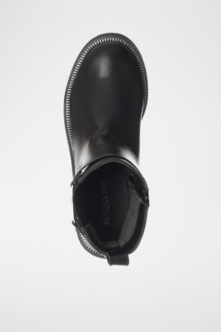 Bottines en cuir - Noir