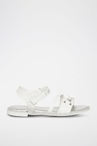 Sandales - Blanc et argenté