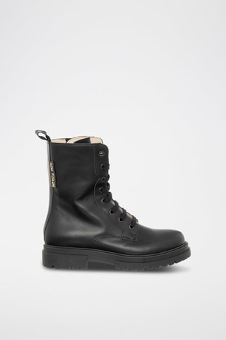 Bottines en cuir - Noir